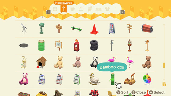 Buy Animal Crossing New Horizons Items: Material, Tool, Furniture