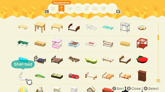 Buy Animal Crossing New Horizons Items: Material, Tool, Furniture