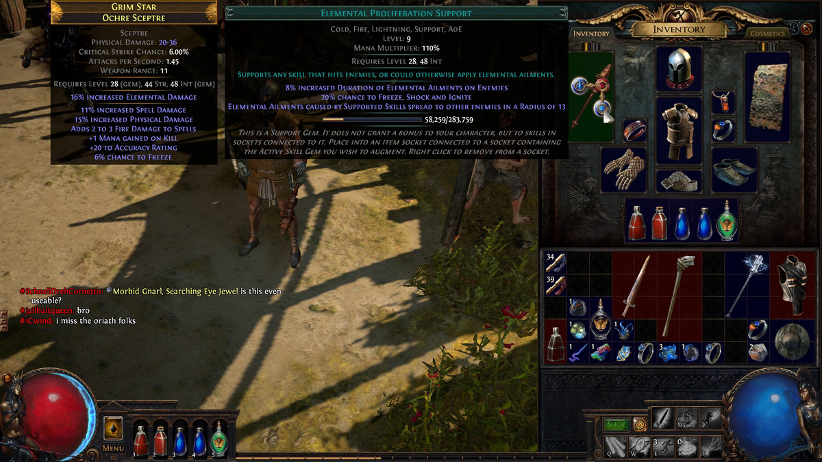 path of exile 2 of the same gem