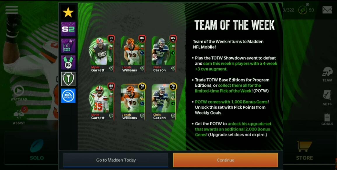 The Madden 21 TOTW8 update put Myles Garrett in the lead