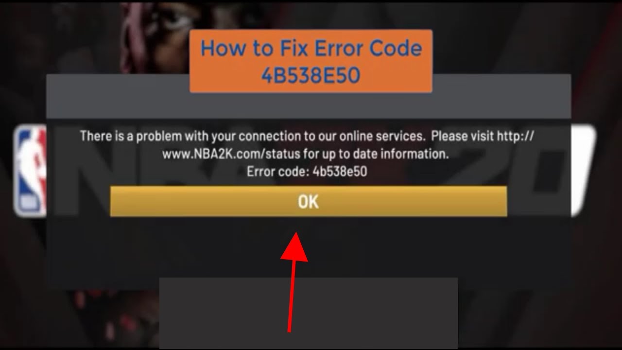 NBA 2K23 Error Code 4b538e50: How to Fix?