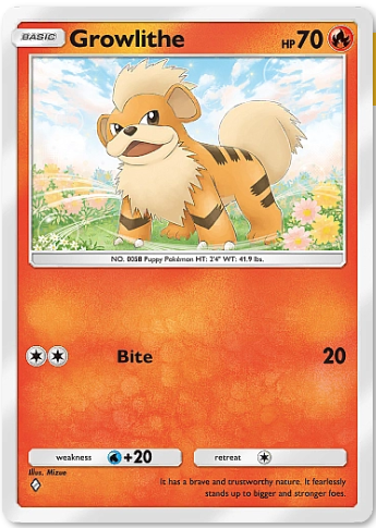Pokemon TCG Pocket Cards: Growlithe